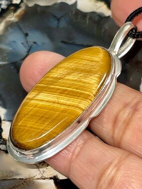 Golden Tigereye Pendant 2”